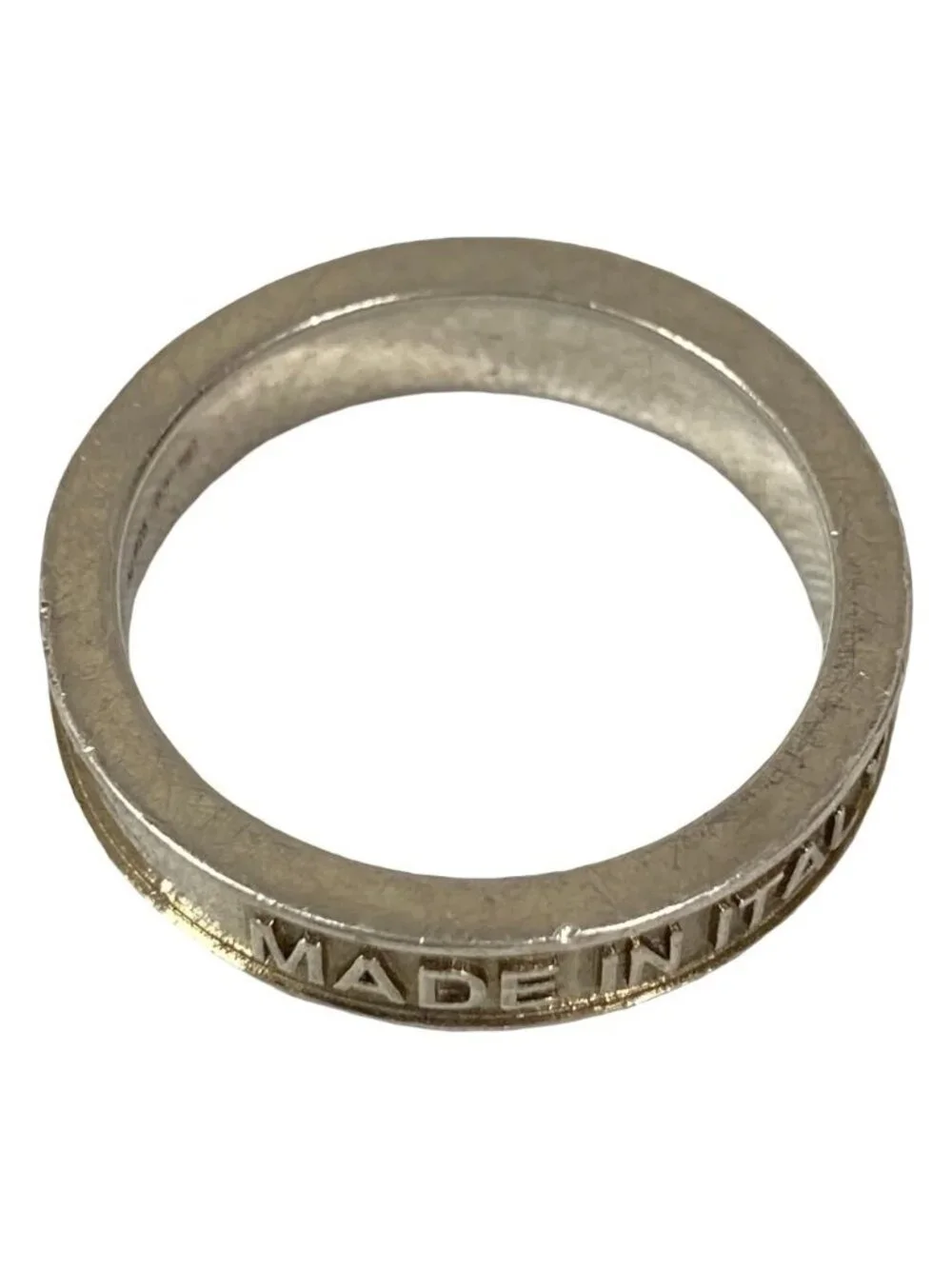 Gucci Interlocking Script Logo Ring 925 22 Silver